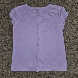 Carter's Lavender Short Sleeve Cotton Tee | 8